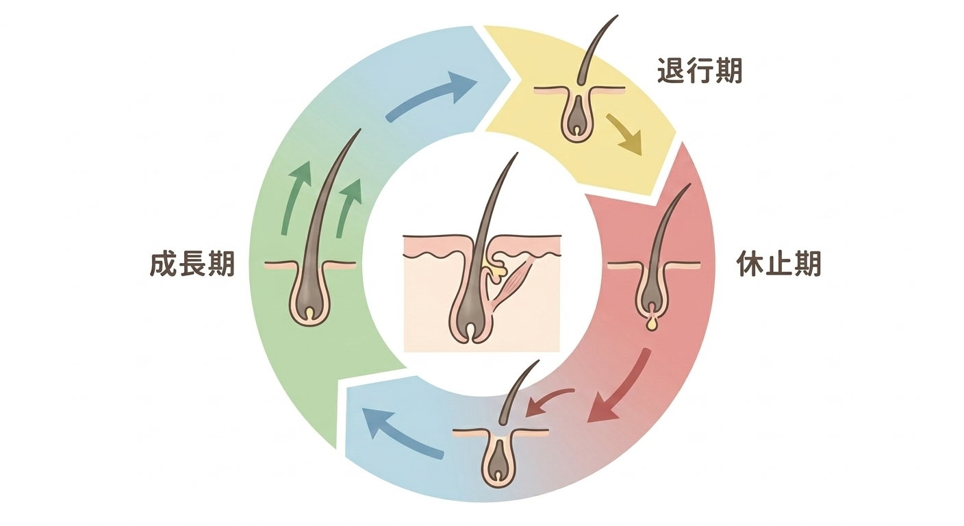 毛周期の仕組み